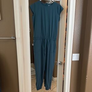 Albion Fit Teal Jumpsuit